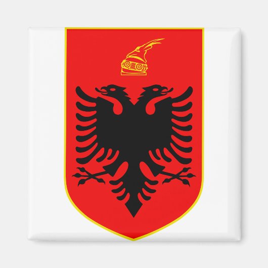 Aimant Armoiries de l'Albanie (Devant)