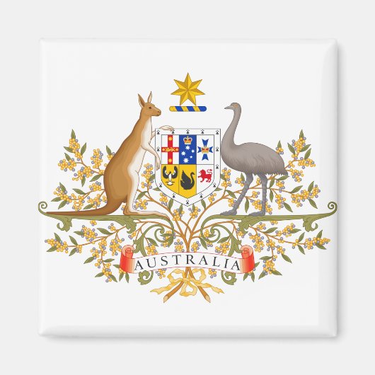 Aimant armoiries de l'australie (Devant)