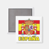 Aimant Armoiries de l'Espagne (Recto/Verso)
