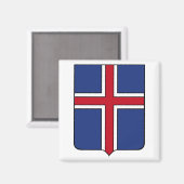 Aimant Armoiries de l'Islande (Recto/Verso)