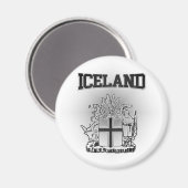 Aimant Armoiries de l'Islande (Recto/Verso)