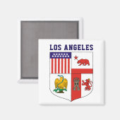 Aimant Armoiries de Los Angeles (Recto/Verso)