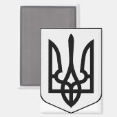 Aimant Armoiries de l'Ukraine (Recto/Verso)