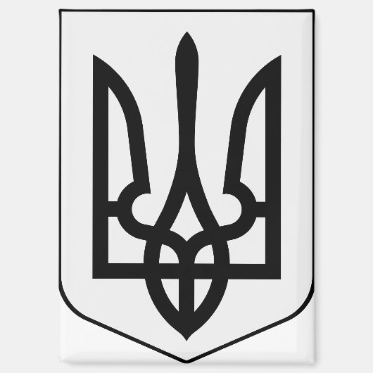 Aimant Armoiries de l'Ukraine (Recto)