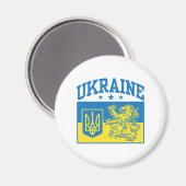 Aimant Armoiries de l'Ukraine (Recto/Verso)