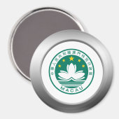 Aimant Armoiries de Macau (Recto/Verso)