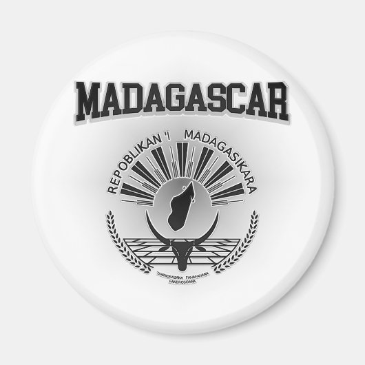 Aimant Armoiries de Madagascar (Devant)