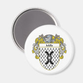 Aimant Armoiries de Mills (mannequins) (Recto/Verso)