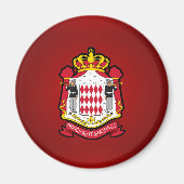 Aimant Armoiries de Monacan (Devant)