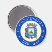 Aimant Armoiries De Montevideo (Recto/Verso)