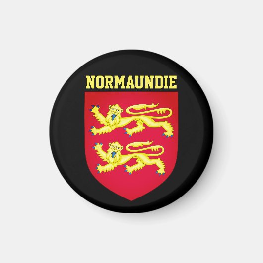 Aimant Armoiries de Normandie - FRANCE (Devant)