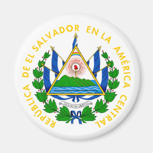 Aimant Armoiries de pays El Salvador symbole emblème drap