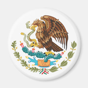 Aimant armoiries de pays Mexique symbole emblème drapeau