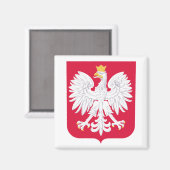 Aimant Armoiries de Pologne (Recto/Verso)