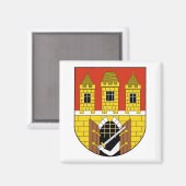 Aimant Armoiries de Prague, République tchèque (Recto/Verso)