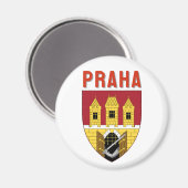 Aimant Armoiries de Prague, République tchèque (Recto/Verso)