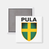 Aimant Armoiries de Pula (Istrie), Croatie (Recto/Verso)