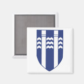 Aimant Armoiries de Reykjavik (Recto/Verso)