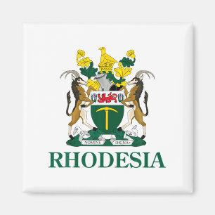 Aimant Armoiries de Rhodésie Zimbabwe Drôle Afrique du Su