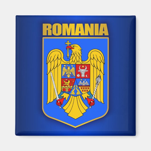 Aimant Armoiries de Roumanie (Devant)