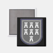 Aimant Armoiries de Saxe (Recto/Verso)