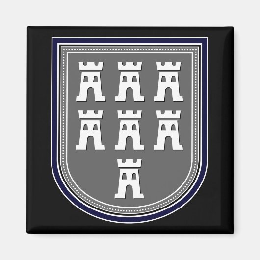 Aimant Armoiries de Saxe (Devant)