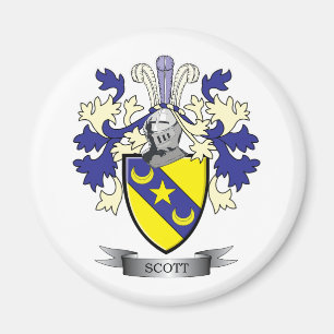 Aimant Armoiries de Scott Family Crest