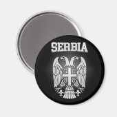 Aimant Armoiries de Serbie (Recto/Verso)