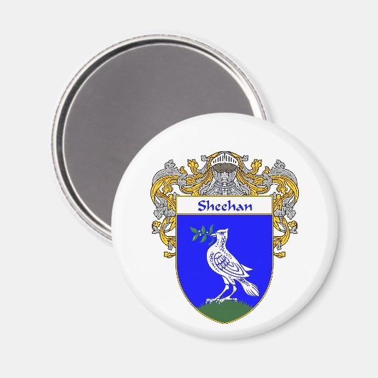 Aimant Armoiries de Sheehan (mannequin) (Recto/Verso)