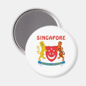 Aimant Armoiries De SINGAPOUR (Recto/Verso)
