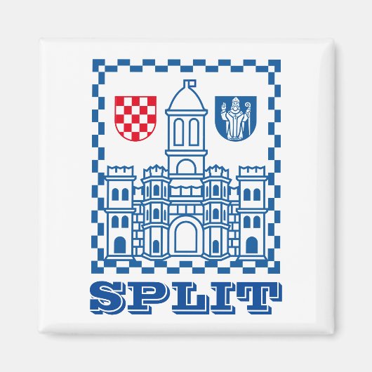 Aimant Armoiries de Split, Croatie (Devant)