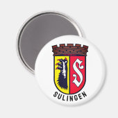 Aimant Armoiries de Sulingen, Allemagne (Recto/Verso)