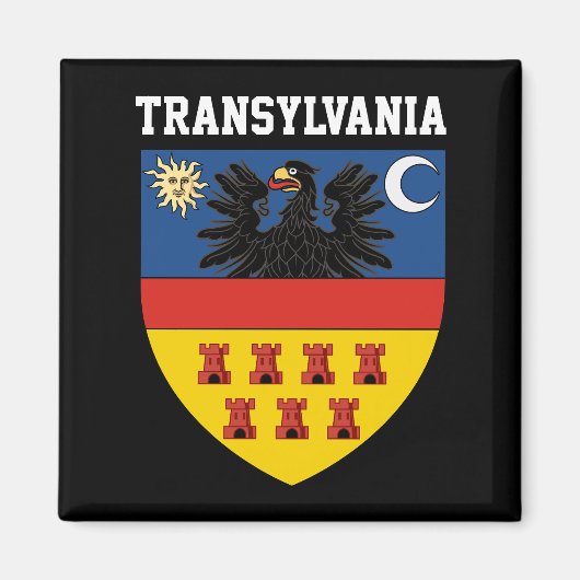 Aimant Armoiries de Transylvanie (Devant)