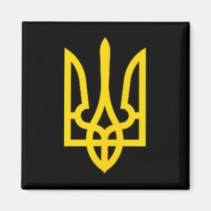 Aimant Armoiries de Volodymyr Zelenskyy Ukraine Militaire