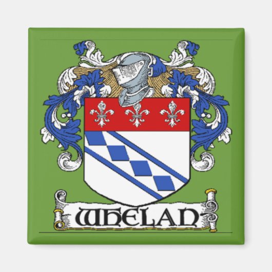 Aimant Armoiries de Whelan (Devant)