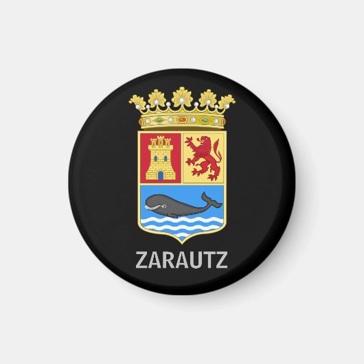 Aimant Armoiries de Zarautz - Gipuzkoa (Devant)