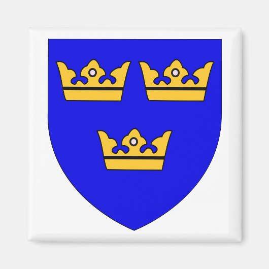 Aimant Armoiries d'East Anglia (Devant)