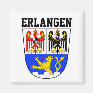 Aimant Armoiries d'Erlangen, ALLEMAGNE
