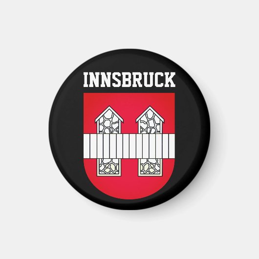 Aimant Armoiries d'Innsbruck - AUTRICHE (Devant)