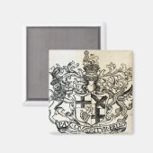 Aimant Armoiries d'Oliver Cromwell (Recto/Verso)