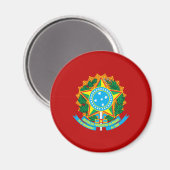 Aimant Armoiries du Brésil (Recto/Verso)