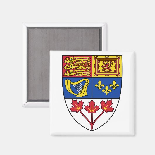 Aimant Armoiries du Canada (Recto/Verso)