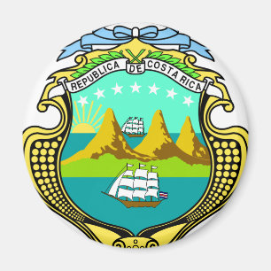 Aimant Armoiries Du Costa Rica