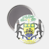 Aimant Armoiries Du Gabon (Recto/Verso)
