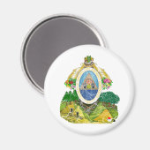 Aimant Armoiries Du Honduras (Recto/Verso)
