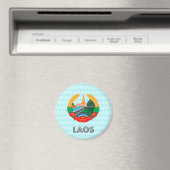 Aimant Armoiries du Laos (In Situ (Lave-vaisselle))
