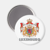 Aimant Armoiries du Luxembourg (Recto/Verso)