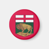 Aimant Armoiries du Manitoba - CANADA (Devant)