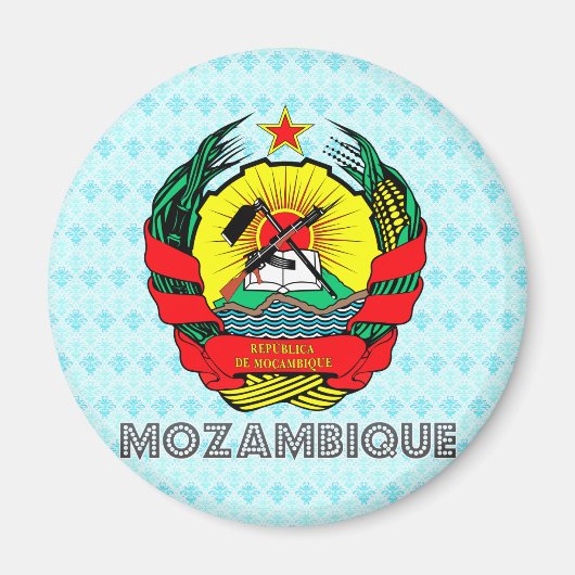 Aimant Armoiries du Mozambique (Devant)