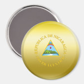 Aimant Armoiries du Nicaragua (Recto/Verso)